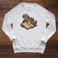 Boa Constrictor Reading A Book Raglan Sleeve Sweatshirt Heather Mustard Boa Constrictor Reading A Book Raglan Sleeve Sweatshirt Heather Mustard