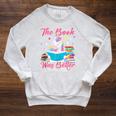 The Book Was Better Book Reader Girl Book Lover Raglan Sleeve Sweatshirt Heather Mustard