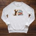 Book Cat Lover Reading Read Books Raglan Sleeve Sweatshirt Heather Mustard Book Cat Lover Reading Read Books Raglan Sleeve Sweatshirt Heather Mustard
