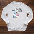 This Is My Book Character Costume I Pigeon Reading Tee Raglan Sleeve Sweatshirt Heather Mustard This Is My Book Character Costume I Pigeon Reading Tee Raglan Sleeve Sweatshirt Heather Mustard