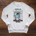 This Is My Book Character Costume Reading Book Lover Raglan Sleeve Sweatshirt Heather Mustard