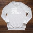 Book Club Organizer Meme Quote Raglan Sleeve Sweatshirt Heather Mustard