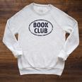 Book Club Oval Logo Raglan Sleeve Sweatshirt Heather Mustard