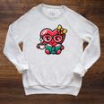 Book Coffee Valentines Cute Heart Lover Women Girl Raglan Sleeve Sweatshirt Heather Mustard