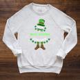 Im The Book Dragon Leprechaun St Patricks Day Raglan Sleeve Sweatshirt Heather Mustard