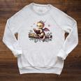 Book Dragon Raglan Sleeve Sweatshirt Heather Mustard Book Dragon Raglan Sleeve Sweatshirt Heather Mustard