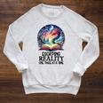 Book Dragon Reading Escaping Reality One Page Bookish Dragon Raglan Sleeve Sweatshirt Heather Mustard