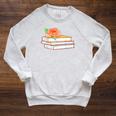 Book Flower Raglan Sleeve Sweatshirt Heather Mustard