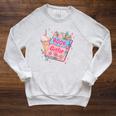 Book Girlie Coffee Mug Reading Lover Reader Raglan Sleeve Sweatshirt Heather Mustard