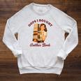 Book Lover Bookish Reading Squad Oops I Bought Another Book Raglan Sleeve Sweatshirt Heather Mustard