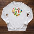 Book Lover Librarian Books Heart Valentine Raglan Sleeve Sweatshirt Heather Mustard Book Lover Librarian Books Heart Valentine Raglan Sleeve Sweatshirt Heather Mustard