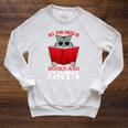 Book Lover Nerd Reading Teacher Bookworm Ladies Cat Raglan Sleeve Sweatshirt Heather Mustard