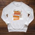 Book Lover Reading Hobby Fan Passion Geek Nerd Wizard Job Raglan Sleeve Sweatshirt Heather Mustard