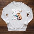 Book Lover Reading Makes Me Cappy Pun Capybara Reading Raglan Sleeve Sweatshirt Heather Mustard