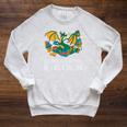 Book Lover In A World Full Of Bookworms Be A Book Dragon Raglan Sleeve Sweatshirt Heather Mustard