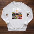 Book Lovers Bookworm Book Nerd I'm Ok Raglan Sleeve Sweatshirt Heather Mustard Book Lovers Bookworm Book Nerd I'm Ok Raglan Sleeve Sweatshirt Heather Mustard