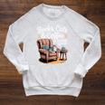 Book Lovers Cats Raglan Sleeve Sweatshirt Heather Mustard Book Lovers Cats Raglan Sleeve Sweatshirt Heather Mustard