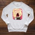 Book Lovers Covering Our Faces Raglan Sleeve Sweatshirt Heather Mustard