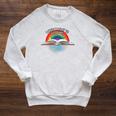 Book Lover's Vacation I Love To Read Raglan Sleeve Sweatshirt Heather Mustard