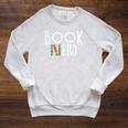 Book Nerd School Librarian Library Bibliophile Reading Raglan Sleeve Sweatshirt Heather Mustard Book Nerd School Librarian Library Bibliophile Reading Raglan Sleeve Sweatshirt Heather Mustard