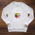 Book Reading Books Library Library Author Raglan Sleeve Sweatshirt Heather Mustard