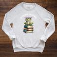 Book Reading Cute Frog Leap Into Reading Raglan Sleeve Sweatshirt Heather Mustard Book Reading Cute Frog Leap Into Reading Raglan Sleeve Sweatshirt Heather Mustard