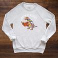 Book Reading Dinosaur T-Rex Dino Bookworm Raglan Sleeve Sweatshirt Heather Mustard Book Reading Dinosaur T-Rex Dino Bookworm Raglan Sleeve Sweatshirt Heather Mustard
