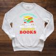 Book Reading Introverted But Willing To Discuss Books Raglan Sleeve Sweatshirt Heather Mustard
