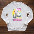 Book Reading I Read Past My Bedtime Raglan Baseball Tee Raglan Sleeve Sweatshirt Heather Mustard