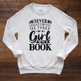 Book Reading Graphic Women Girls Book Lovers Librarian Raglan Sleeve Sweatshirt Heather Mustard