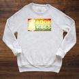 Book Vibes Reading Raglan Sleeve Sweatshirt Heather Mustard