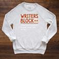 Book Writer Author Writers Block Book Writing Novelist Premium Tri-Blend Raglan Sleeve Sweatshirt Heather Mustard