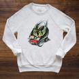 Book Wyrm Magical Dragon Book Worm Reading Tee T-Shirt Raglan Sleeve Sweatshirt Heather Mustard