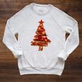 All Booked For Christmas Book Premium Tri-Blend Raglan Sleeve Sweatshirt Heather Mustard