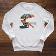 Booked For The Summer Book Lover Summer Coquette Premium Tri-Blend Raglan Sleeve Sweatshirt Heather Mustard Booked For The Summer Book Lover Summer Coquette Premium Tri-Blend Raglan Sleeve Sweatshirt Heather Mustard