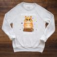 Bookish Girl Present Just a Girl Who Loves Hamster And Books Raglan Sleeve Sweatshirt Heather Mustard Bookish Girl Present Just a Girl Who Loves Hamster And Books Raglan Sleeve Sweatshirt Heather Mustard