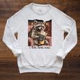 Bookish Mom Raccoon I Live Here Now Library Book Lover Raglan Sleeve Sweatshirt Heather Mustard Bookish Mom Raccoon I Live Here Now Library Book Lover Raglan Sleeve Sweatshirt Heather Mustard