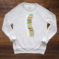 Books Are My Anatomy Spine Backbone Bookworm Reading Raglan Sleeve Sweatshirt Heather Mustard