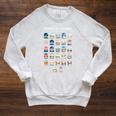Books Of The Bible New Testament Christian Bible Reader Raglan Sleeve Sweatshirt Heather Mustard