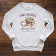 Books And Caffeine Social Club Book Readers Coffee Lovers Raglan Sleeve Sweatshirt Heather Mustard Books And Caffeine Social Club Book Readers Coffee Lovers Raglan Sleeve Sweatshirt Heather Mustard