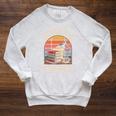 Books And Coffee Reading Book Lover Bookworm Raglan Sleeve Sweatshirt Heather Mustard