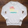 I Like Books Dogs And Maybe 3 People Books & Dogs Raglan Sleeve Sweatshirt Heather Mustard I Like Books Dogs And Maybe 3 People Books & Dogs Raglan Sleeve Sweatshirt Heather Mustard