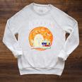 Books Ghost Boooks Halloween Reading Librarian Teacher Book Raglan Sleeve Sweatshirt Heather Mustard