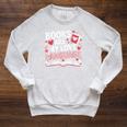 Books Are My Love Language Valentines Book Lover Teacher Raglan Sleeve Sweatshirt Heather Mustard