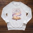 Books Are Magical Raglan Sleeve Sweatshirt Heather Mustard