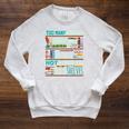 Too Many Books Not Enough Shelves Book Club Raglan Sleeve Sweatshirt Heather Mustard