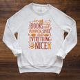 Books And Pumpkin Spice Cute Fall Aesthetic Raglan Sleeve Sweatshirt Heather Mustard Books And Pumpkin Spice Cute Fall Aesthetic Raglan Sleeve Sweatshirt Heather Mustard