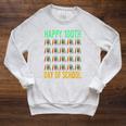 Books School Teacher Student Happy 100th Day Of School Raglan Sleeve Sweatshirt Heather Mustard Books School Teacher Student Happy 100th Day Of School Raglan Sleeve Sweatshirt Heather Mustard