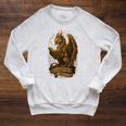 Bookworm & Proud Griffin Reading Book Vintage Fantasy Reader Raglan Sleeve Sweatshirt Heather Mustard Bookworm & Proud Griffin Reading Book Vintage Fantasy Reader Raglan Sleeve Sweatshirt Heather Mustard