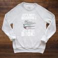 Bookworm Outfit Book Lover It's Not Hoarding If It's Books Raglan Sleeve Sweatshirt Heather Mustard